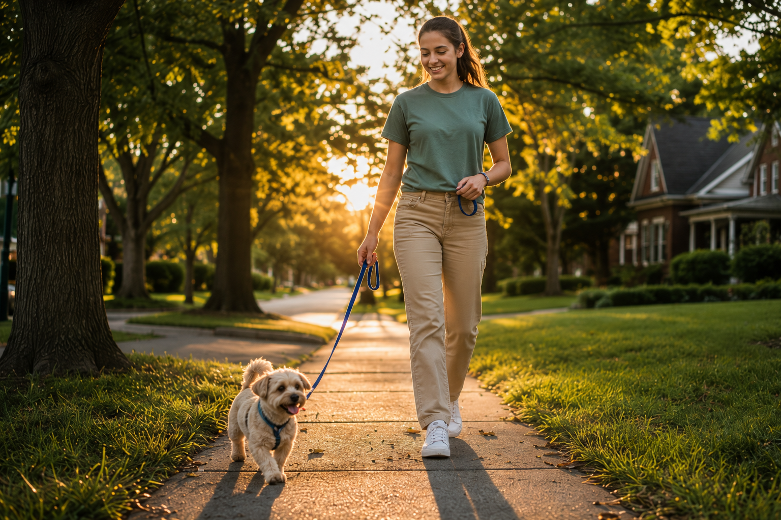 Dog walks